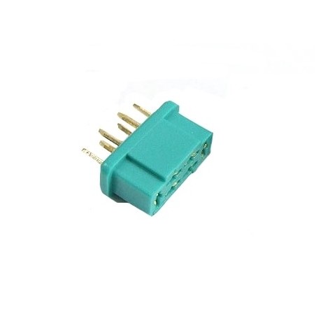 MPX-Stecker - 6-poliger MPX-Stecker grün weiblich (1 Stck.) Muldental - FLASH RC