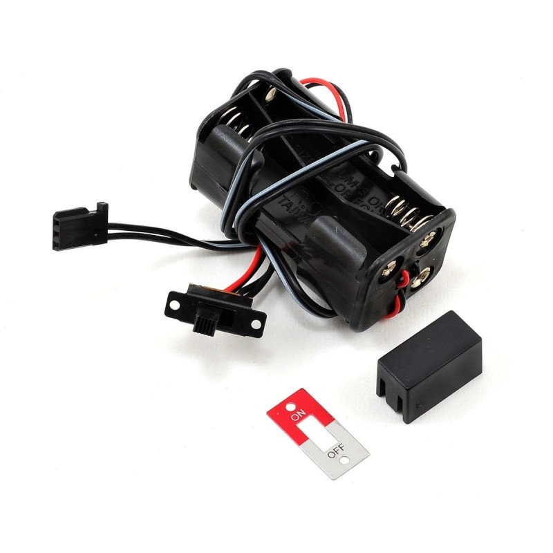RC car parts - Traxxas battery holder, 4-cell /switch 3170X - FLASH RC