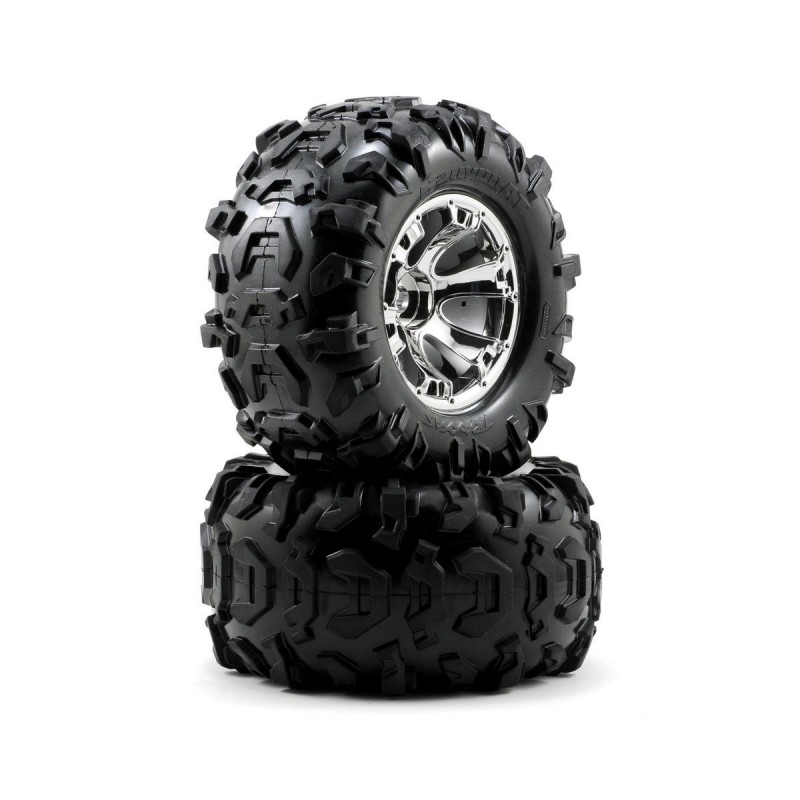 Traxxas roues montees collees canyon at (2) 5673 - FLASH RC