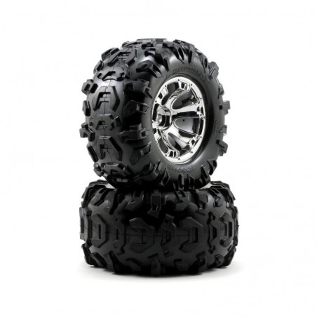 Traxxas roues montees collees canyon at (2) 5673 - FLASH RC