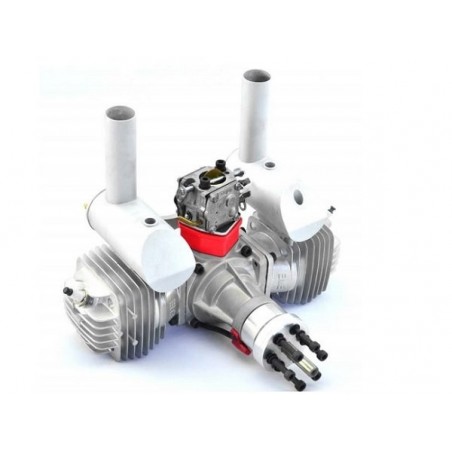 Motores gasolina - EME120 twin - Motor gasolina 2 tiempos 120cc - FLASH RC