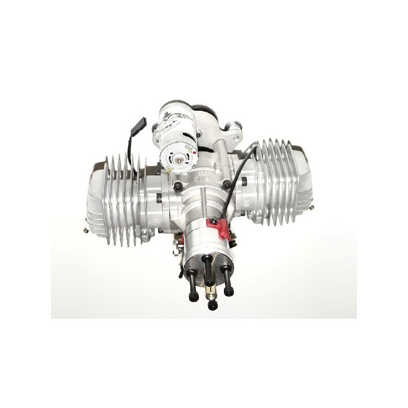 Motores gasolina - EME70 twin con autoarranque - Motor gasolina 2 tiempos 70cc - FLASH RC