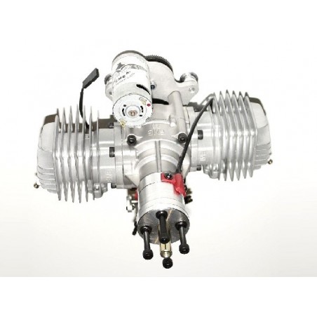 Motores gasolina - EME70 twin con autoarranque - Motor gasolina 2 tiempos 70cc - FLASH RC