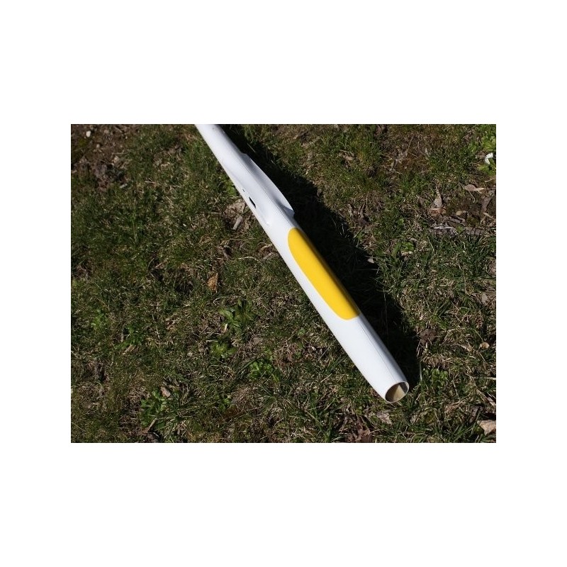 Planeadores/Motorreactores RC Fuselajes - FDV E-Typhoon Plus Blanco RCRCM Canopy Amarillo - RC FLASH