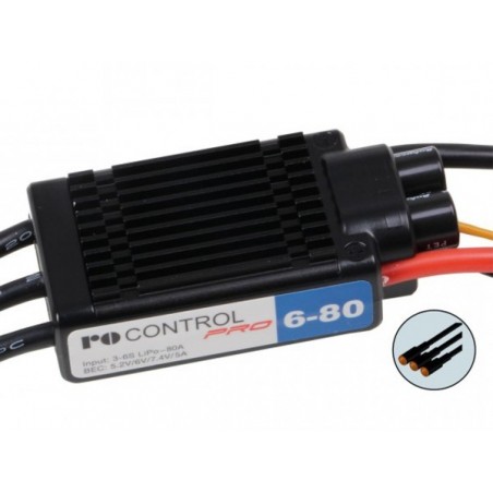 Brushless - Controller RO-Control Pro 6-80 3-6S 80A - FLASH RC