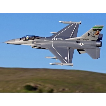 RC Jets - Jet FMS F-16C (v2) 70mm EDF PNP approx.0.875m - FLASH RC