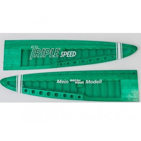 Alas para planeadores/motorreactores RC - Set de alas Triple Speed para construir - Aeronaut - FLASH RC