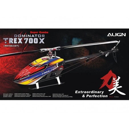 RC Helicopters - Align T-REX 700X Super Combo (RH70E23X) - FLASH RC