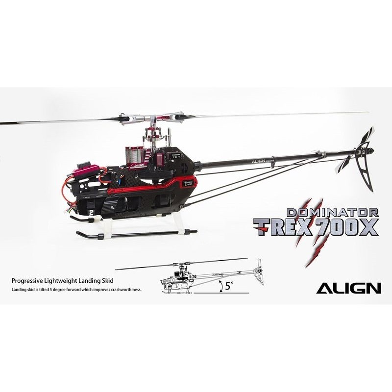 RC Helicopters - Align T-REX 700X Super Combo (RH70E23X) - FLASH RC
