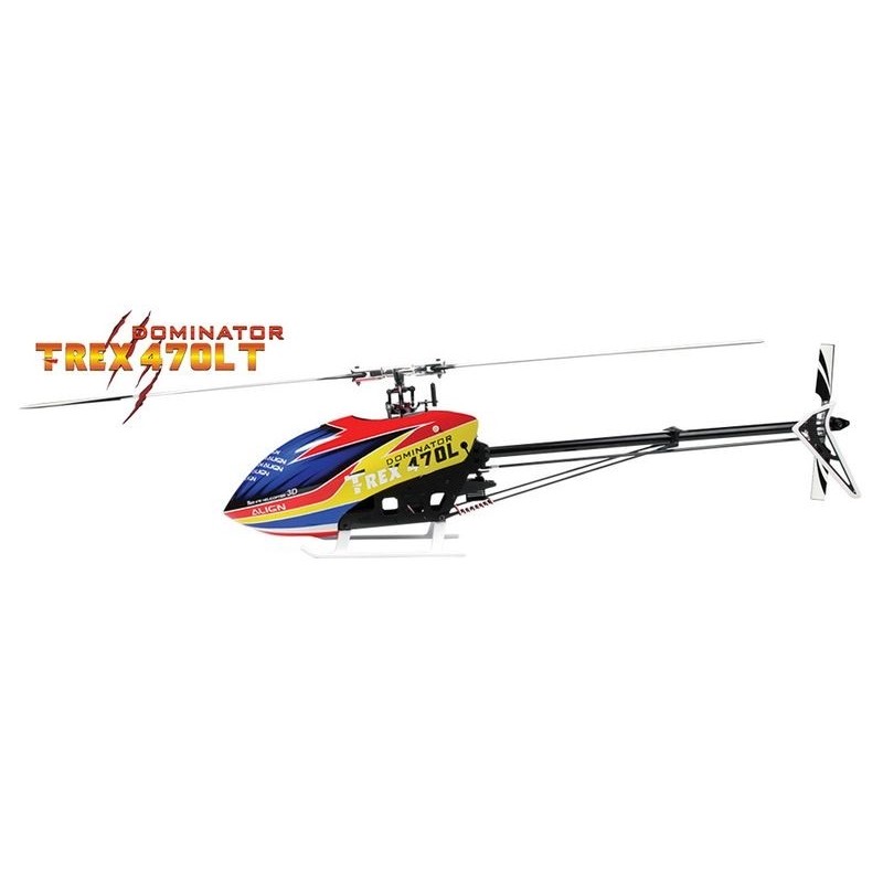 RC Helicopters - Align T-Rex 470LT Dominator Combo (RH47E11X) - FLASH RC