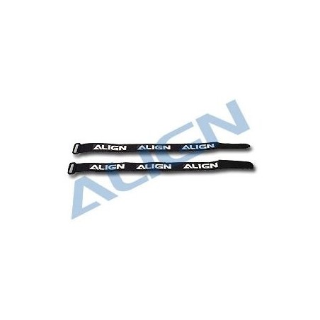 T-REX 600 E / PRO - H60054T - Bandes velcro Align H60054  (2pcs) - TREX 600E Align - FLASH RC