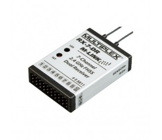 Ricevitori M-Link (con telemetria) - Ricevitore Multiplex M-LINK RX7 DR da 2,4 GHz - FLASH RC