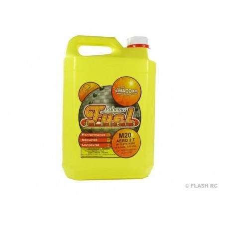 Treibstoff - Flugbenzin M20 5l. 5% Nitro /18% Öl Labema - FLASH RC
