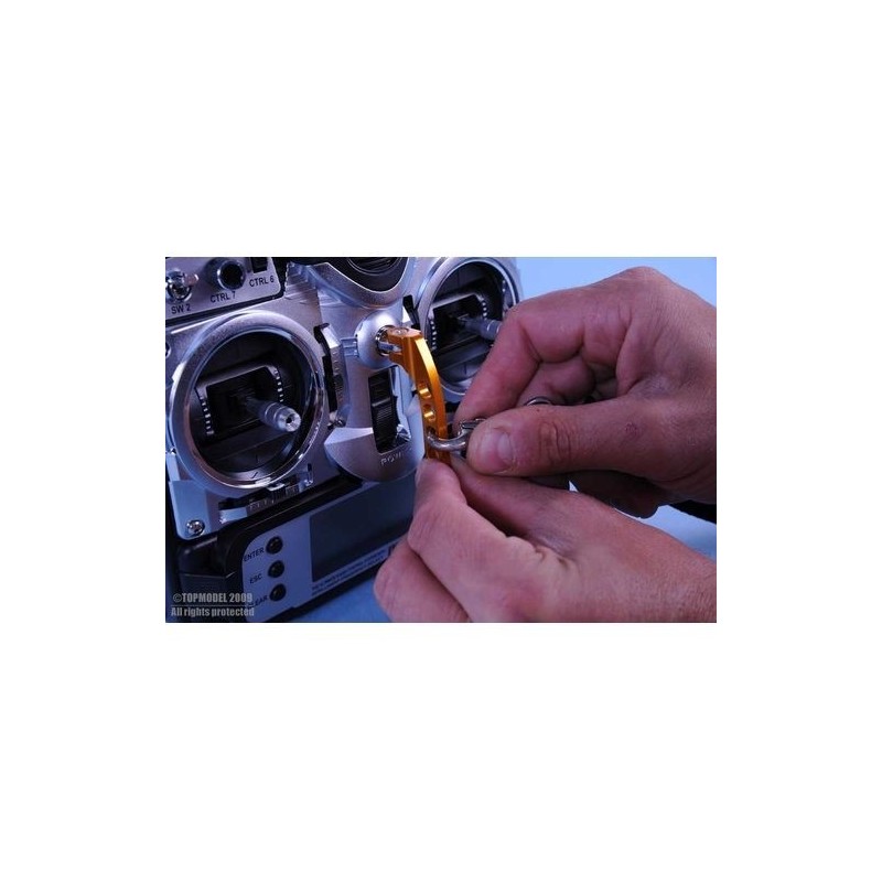 Straps, hooks, brackets - Aluminium suspension hook for horizontal fixation - FLASH RC