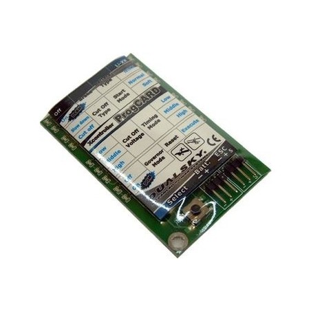 Cartes de programmation - Carte de programmation pour controleur V2 Dualsky - FLASH RC