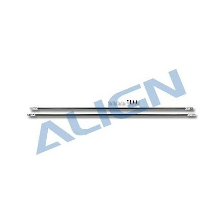T-REX 600 E / PRO - H60052A - Set Support Tube De Queue - TREX 600E Align - FLASH RC