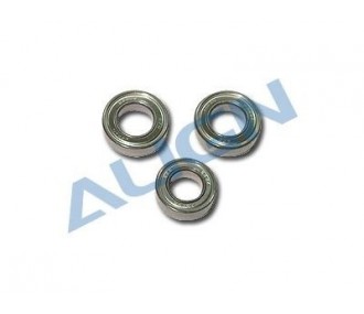 T-REX 600 E / PRO - H60105 - Set Roulement 10X19X5/9X17X5Zz (3pcs) - TREX 600E Align - FLASH RC