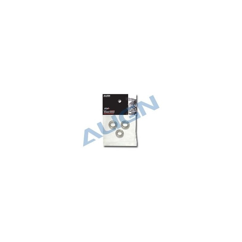T-REX 600 E / PRO - H60105 - Juego de rodamientos 10X19X5/9X17X5Zz (3pcs) - TREX 600E Align - FLASH RC