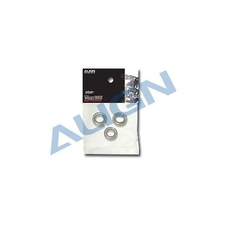 T-REX 600 E / PRO - H60105 - Set Roulement 10X19X5/9X17X5Zz (3pcs) - TREX 600E Align - FLASH RC