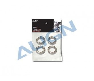 T-REX 600 E / PRO - H60125 - Bearing 12X18X4 ZZ (4pcs) - T-REX 600 PRO Align - FLASH RC 2