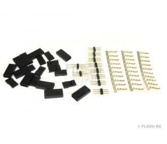 Prese a crimpare/saldare - Presa JR/UNI (10 pezzi) Muldental - FLASH RC