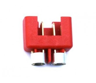 MPX plug - MPX plug 6 pins red male high power + ring (1pc) Muldental - FLASH RC