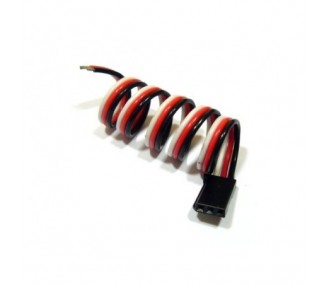 Cables servo - Futaba enchufe macho 30cm 0.14mm² Muldental - FLASH RC