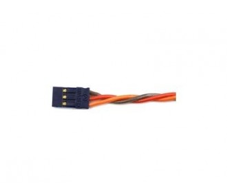 Cables servos - Prise JR male 100cm 0.25mm² Silicone Prise bleue Muldental - FLASH RC