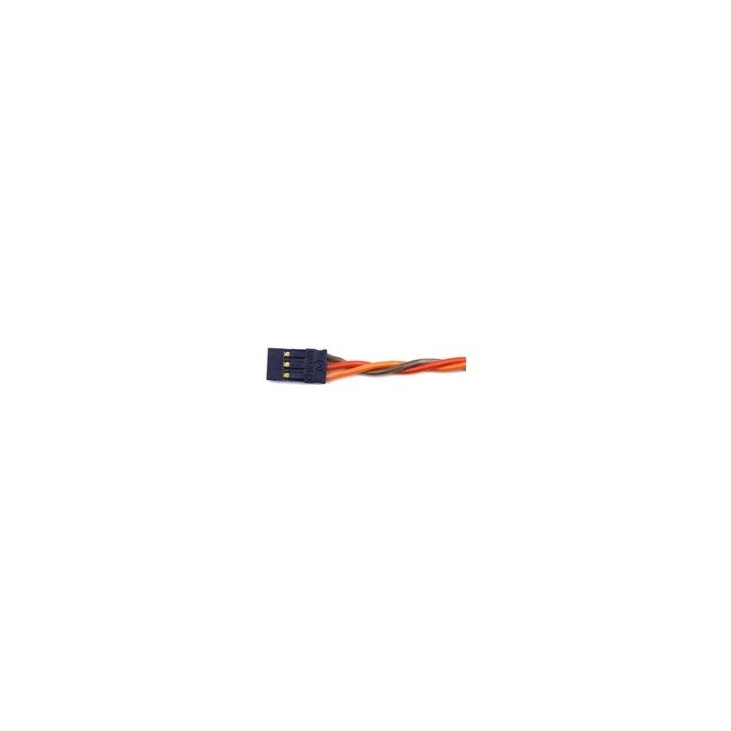Servo cables - JR male plug 100cm 0.25mm² Silicone Blue Muldental plug - FLASH RC