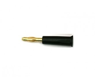 Conector banana - Conector banana Muldental de alta calidad de 4 mm de oro negro - FLASH RC