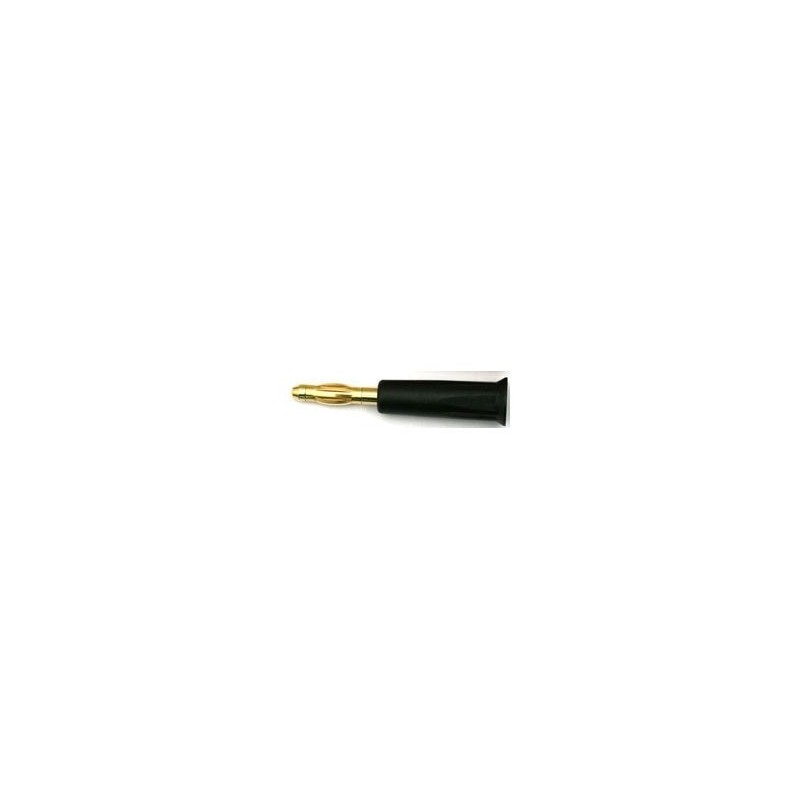 Conector banana - Conector banana Muldental de alta calidad de 4 mm de oro negro - FLASH RC