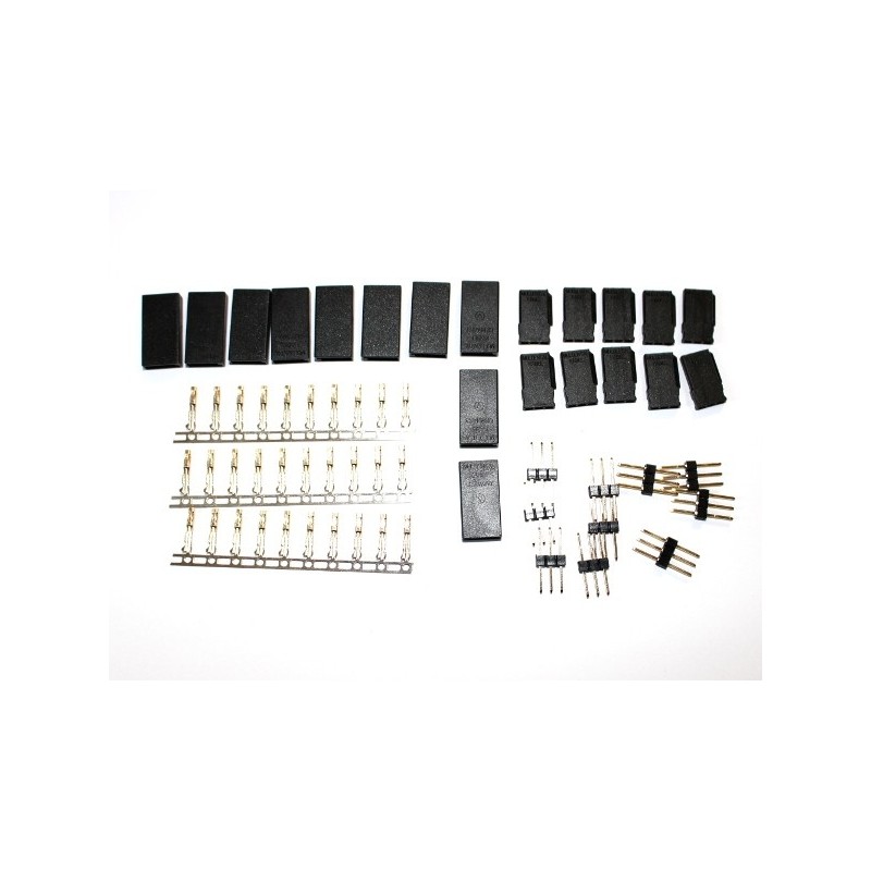 Prese a crimpare/saldare - Presa Futaba (10pz) Muldental - FLASH RC