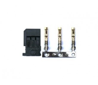 Crimp / Solder Sockets - Futaba male socket (10pcs) Muldental - FLASH RC