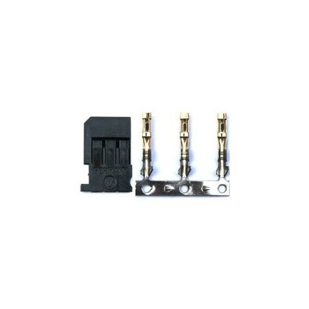 Crimp / Solder Sockets - Futaba macho socket (10pcs) Muldental - FLASH RC
