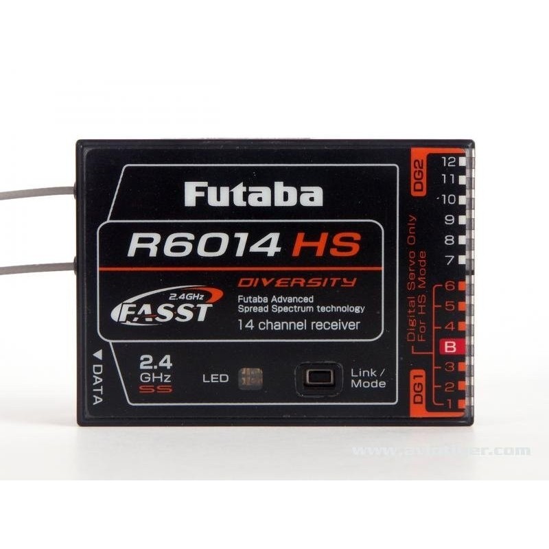 R6014HS Receptor de 14 canales a 2,4 GHZ