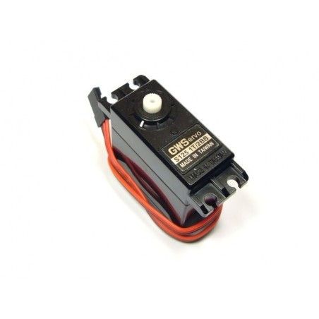 Servos - Servo winch GWS S125 6T/2BB - JR plug (50g, 10kg.cm, 0.64s/180°) - FLASH RC