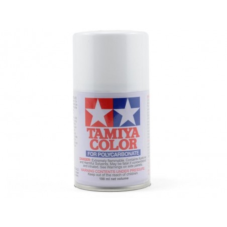 AS Acrylfarbe 100ml TAMIYA - Sprayfarbe 100ml für LEXAN Tamiya PS1 weiß - FLASH RC