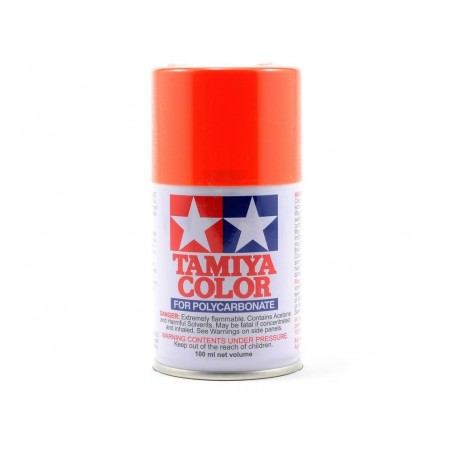 Acrylic paints AS 100ml TAMIYA - Aerosol paint 100ml for LEXAN Tamiya PS7 orange - FLASH RC