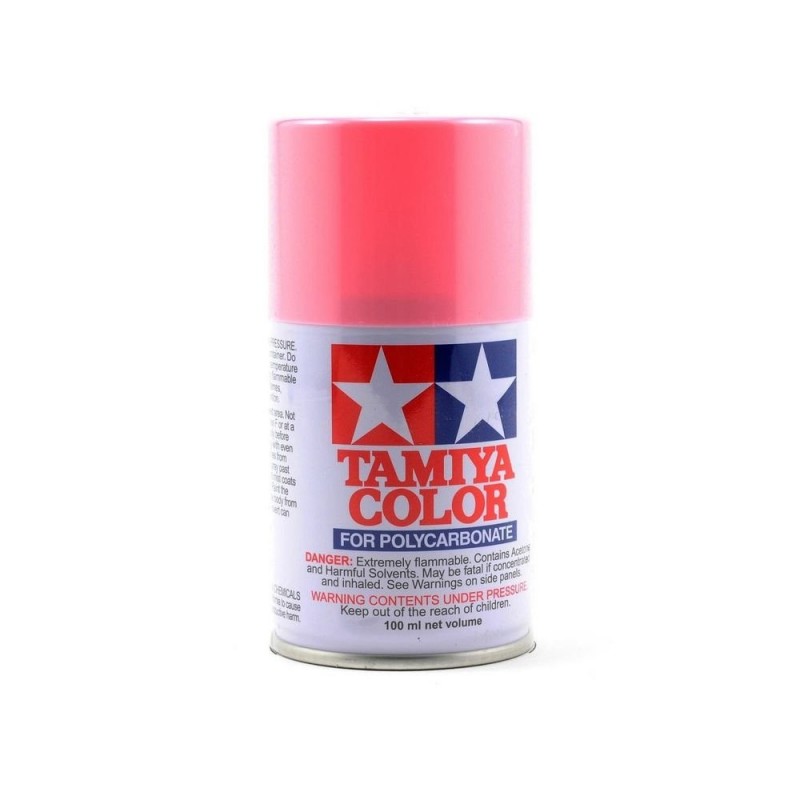 Pinturas acrílicas AS 100ml TAMIYA - Pintura en aerosol 100ml para LEXAN Tamiya PS11 rosa - FLASH RC