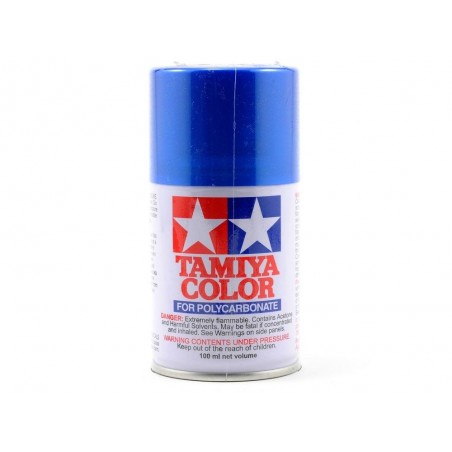 Peinture aérosol 100ml pour LEXAN Tamiya PS16 bleu métal - FLASH RC