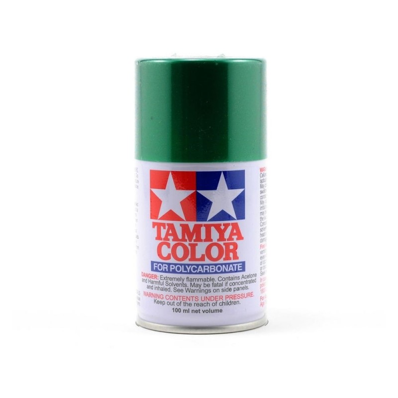 Vernici acriliche AS 100ml TAMIYA - Vernice aerosol 100ml per LEXAN Tamiya PS17 verde metallo - FLASH RC