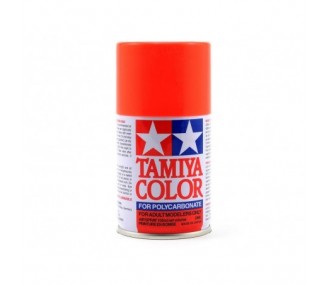 Acrylic paints AS 100ml TAMIYA - Aerosol paint 100ml for LEXAN Tamiya PS20 red fluo - FLASH RC