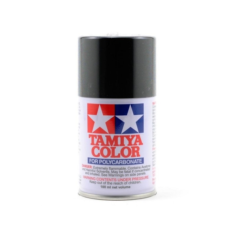 Peinture aérosol 100ml pour LEXAN Tamiya PS23 Gris métallisé - FLASH RC