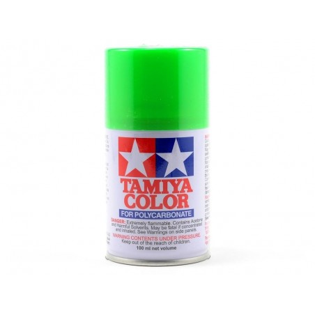 Peinture aérosol 100ml pour LEXAN Tamiya PS28 vert fluo - FLASH RC