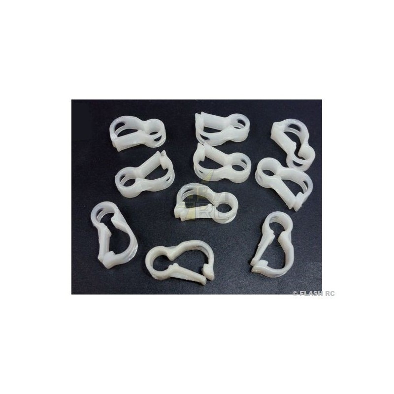Tubi flessibili per carburante/metanolo e acc. - Fascette stringitubo (10 pezzi) A2PRO - FLASH RC