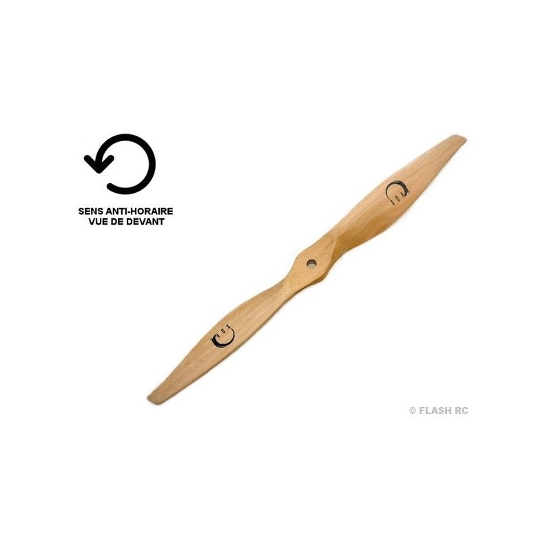 XOAR BOIS Electrique (série PJN) - Hélice bois électrique 9x5' Xoar série PJN - FLASH RC