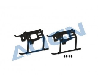 T-REX 150 - H15F001XAT - Black landing gear (2 pcs) - T-REX 150 Align - FLASH RC