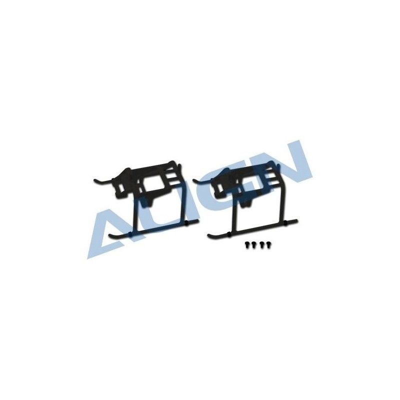 T-REX 150 - H15F001XAT - Train atterrissage noir (2 pcs) - T-REX 150 Align - FLASH RC