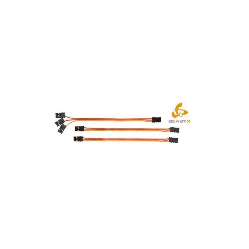 Gyroscopes - Cable adaptateur pour récepteur 8cm - MICROBEAST - FLASH RC
