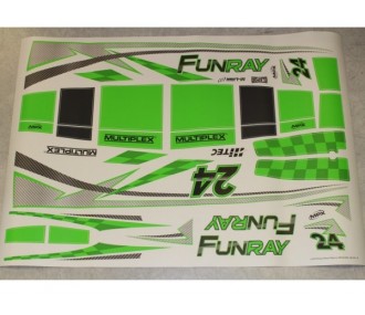 Decoration sheets - Funray sticker sheet - FLASH RC